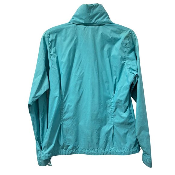 Columbia Womens Windbreaker Jacket Sz S Turquoise Lightweight Water-Resistant - Picture 11 of 12